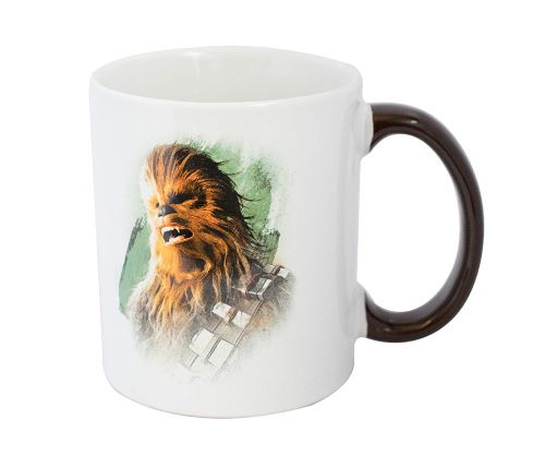 Joy Toy Chewbacca And Porg Tasse En Céramique Multicolore 9 Cm