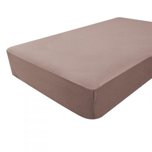 Drap housse taupe 40 x 80 cm - babycalin