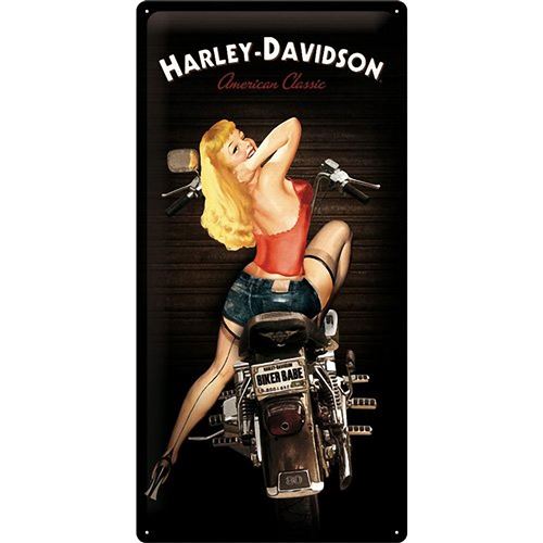 Plaque métal Harley Davidson