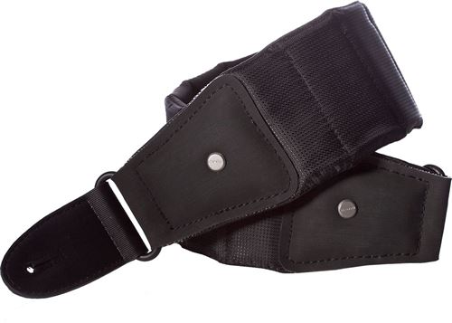 Mono Betty sangle de guitare - SHARKSKIN JET BLACK Long