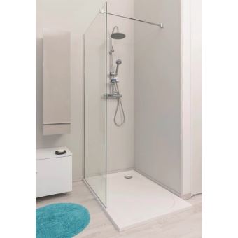 Paroi Douche Italienne Transparente 90 Cm Rizi Installations Salles De Bain Achat Prix Fnac