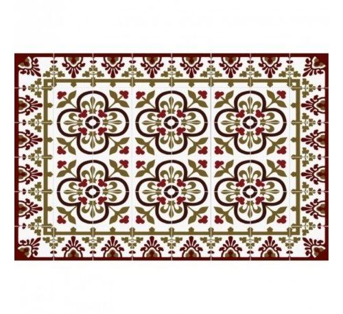 Tapis Palais rouge, Mosaiko - Taille - 50 x 100 cm