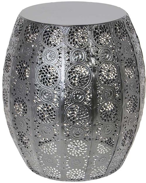 The Home Deco Factory - Table d'appoint en métal ajouré 30 cm
