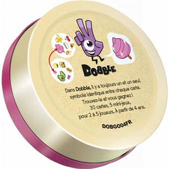 Jeu de cartes Asmodee Dobble Gourmandise