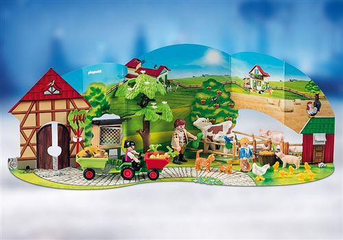 Playmobil Calendrier de l'Avent Animaux de la ferme (70189 ) au meilleur  prix sur