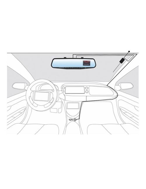 albrecht dr 58 dab+ autoradio tuner im rückspiegel