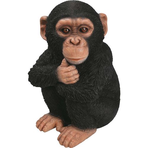 Vivid Arts - Bébé chimpanzé en résine 31 cm