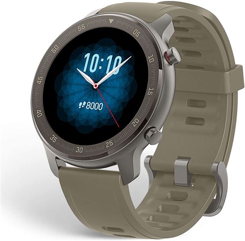Amazfit GTR 47mm Montre connectée avec fréquence Cardiaque et Suivi d'activité Tout au Long de la journé, Batterie Ultra Longue duré - Titanium