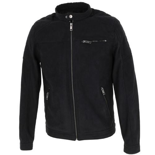 Vestes demie saison Jack and jones Rocky jet blk fake suede jkt Noir taille : L réf : 91805