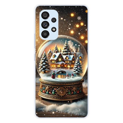 Coque en silicone imprimée compatible Samsung Galaxy A53 5G NO Globe Féérique
