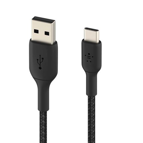 Belkin BOOST CHARGE - Câble USB - 24 pin USB-C (M) pour USB (M) - 2 m - noir