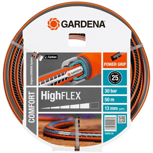 Gardena 18069-20 Comfort HighFLEX Tuyau Gris/Orange Plastique 30 x 30 x 30 cm