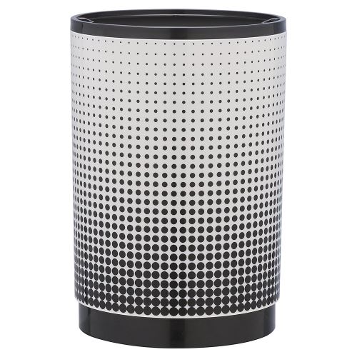 Sealskin 361892419 Seau Speckles ABS noir/blanc Accessoire de Salle de Bains, Plastique, 17.9 x 17.9 x 26 cm