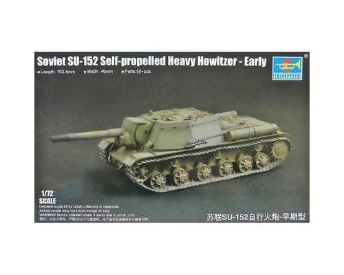 Maquette Char Soviet Su-152 Self-propelled Heavy Howitzer - Early - TRUMPETER