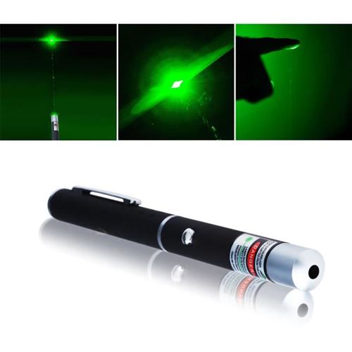 Stylo laser stylo pointeur laser puissant usb stylo pointeur laser  rechargeable mise au point réglable laser lumière verte