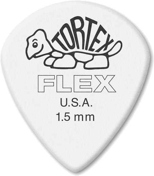 Dunlop 466P150 - 12 médiators Tortex Flex Jazz III XL - 1.50 mm
