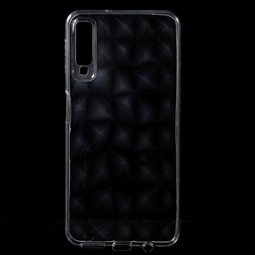 Coque en TPU Diamant 3D transparent pour votre Samsung Galaxy A7 (2018)