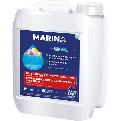 Marina - SOS Rattrapage eau verte Liquide 5L