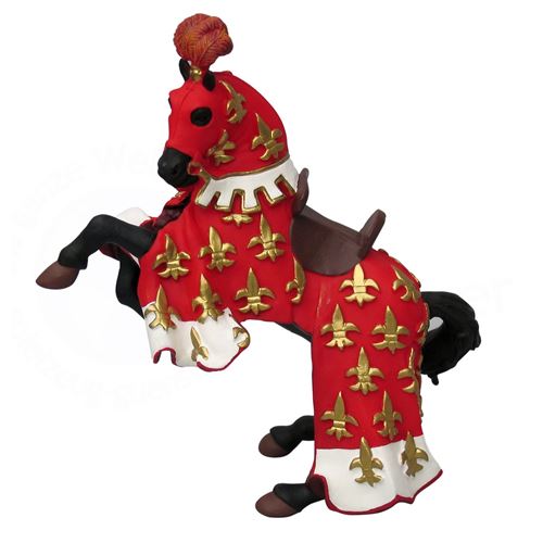 Papo Rouge Figurine Cheval Du Prince Philippe
