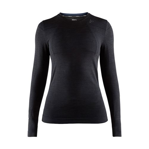 T-Shirt Femme manches longues Fuseknit comfort Noir M