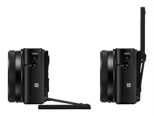 Sony Cyber-shot DSC-RX100 VII - Appareil photo numérique - compact - 20.1 MP - 4K / 30 pi/s - 8x zoom optique - ZEISS - Wi-Fi, NFC, Bluetooth - noir