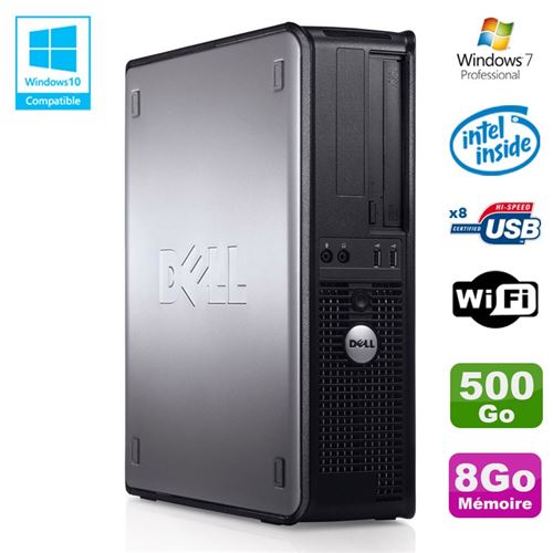 Acheter Pc dell optiplex 780 dt intel e7500 2.93ghz 8go disque 500go wifi win 7 pro État correct - 119,00 € Pc dell optiplex 780 dt intel e7500 2.93ghz 8go disque 500go wifi win 7 pro État correct - Dell reconditionné disponible sur Fnac