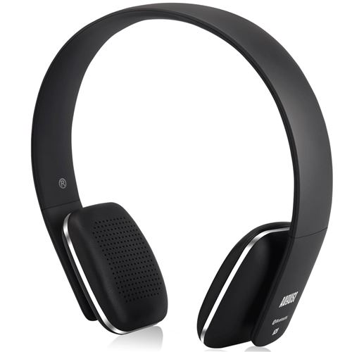 August EP636 - Casque Stéréo Sans-fil Bluetooth NFC Supra aural - Noir