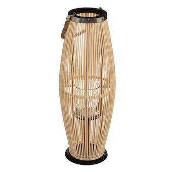Atmosphera Créateur d'intérieur - Lanterne Déco en Bambou "Fit" 72cm Naturel - 1