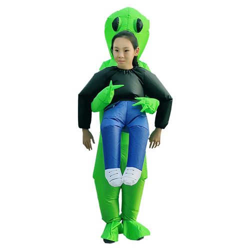 Costumes combinaison de fête carnaval gonflable vêtements drôles Alien Cosplay - Vert