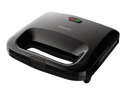 Philips Daily Collection HD2395 - Croque-monsieur - 820 Watt - noir