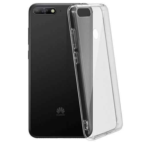 Coque Honor 7A/Huawei Y6 2018 Bumper Antichocs Mocca Design - Transparent