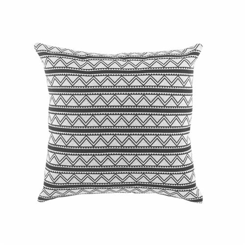 coussin dehoussable 45 x 45 cm en jacquard imprimé tigma