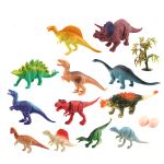 FANTESI 24 Figurines De Dinosaures Miniatures – Jouets En Plastique Dur, Collection Réaliste Pour Enfants à Partir De 3 Ans