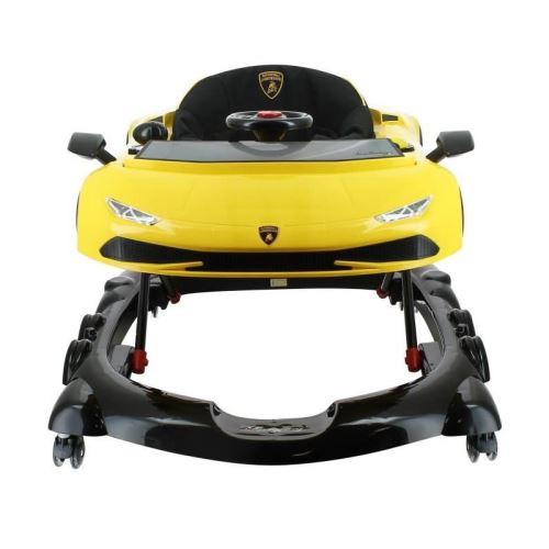 LAMBORGHINI trotteur jaune et noir - de 6 mois a 12 mois - design sport