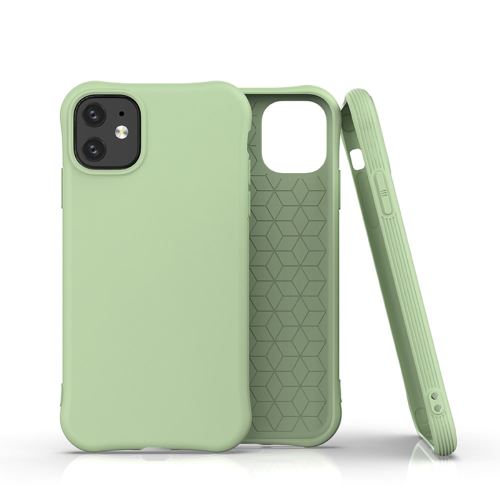 Coque en TPU mat vert pour votre Apple iPhone 11 6.1 pouces