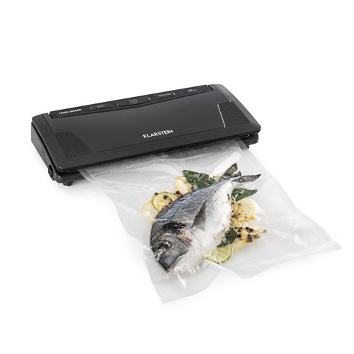 Klarstein FoodLocker slim Appareil sous-vide 130W double soudure anthracite