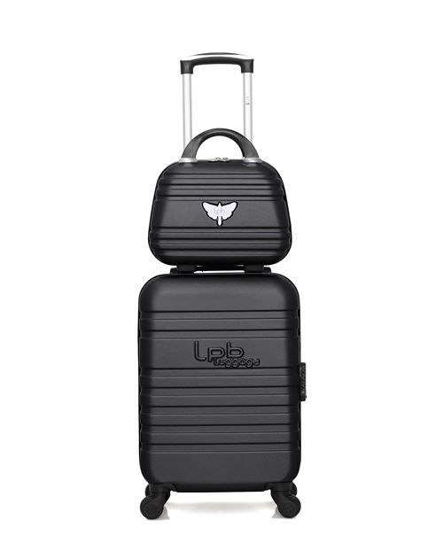 Set de 2 valises LPB | AURELIA-H Noir en ABS