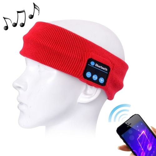 10€ sur Bandeau Tricoté Écouteurs Sans Fil Bluetooth Mains Libres Pour  Courir Dormir - Noir - Ecouteurs - Achat & prix
