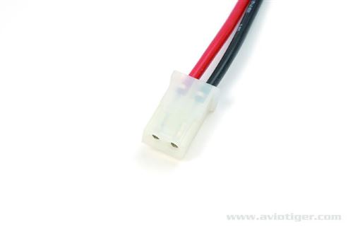 Connect. Amp Male 16awg (1.29mm Diam - 1.31mm2 Sect) 10cm