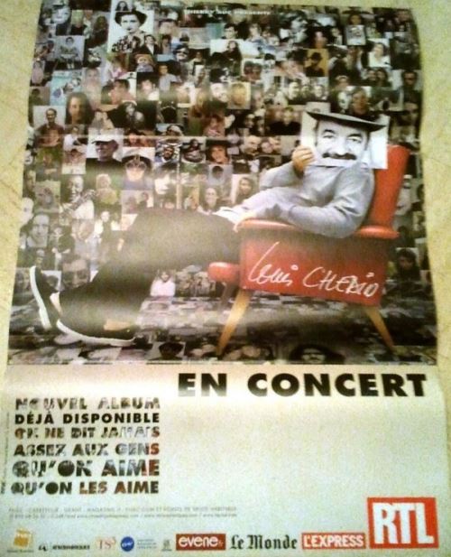 Louis CHEDID - 60x80 cm - AFFICHE / POSTER