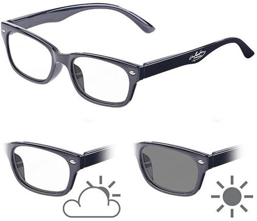 Lunettes de lecture avec verres à teinte variable et protection UV 400, 0 dpt