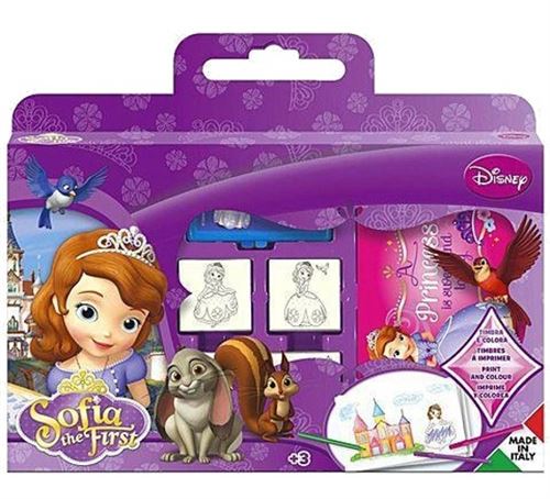 Multiprint ensemble de coloriage Sofia 12 pièces violet