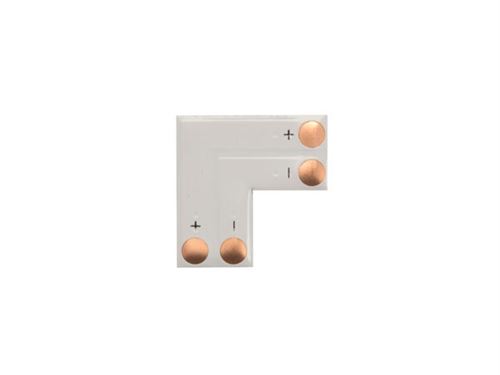 adaptateur angle pour flexible led en l - 1 couleur 8 mm