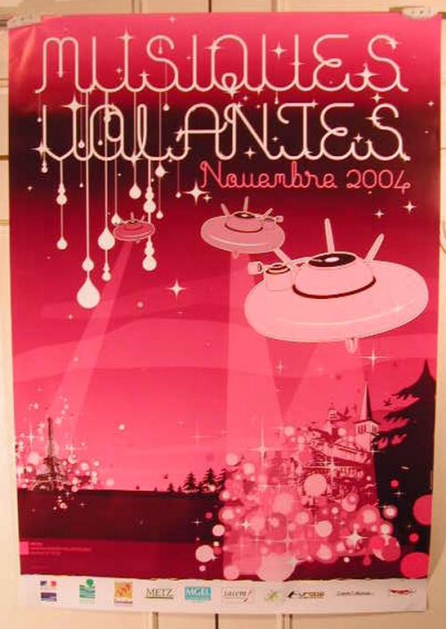 Musiques volantes - 60x80 cm - AFFICHE / POSTER