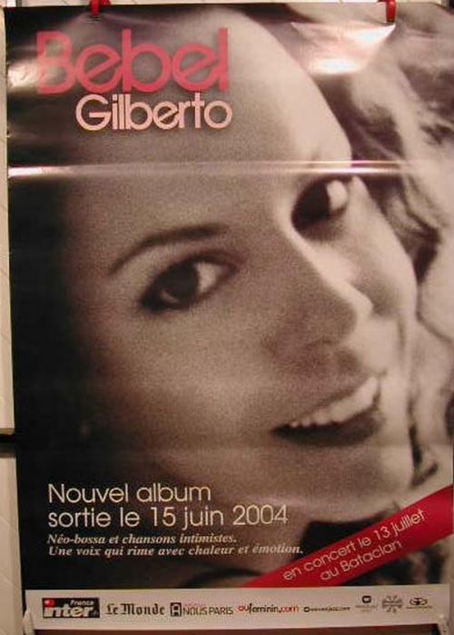 Bebel Gilberto - 80x112 cm - AFFICHE / POSTER