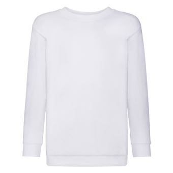 Fruit Of The Loom - Sweat - Unisexe (7-8 ans) (Blanc) - UTBC1366 - 1