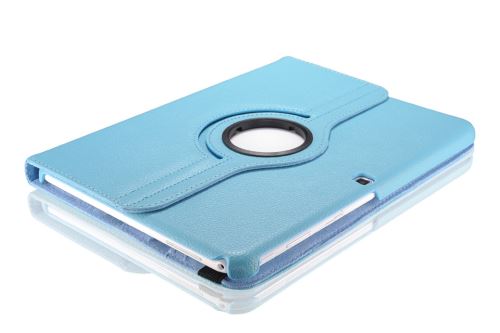 WISETONY® Etui PU cuir Coque Housse rotative 360°pour Samsung Galaxy Tab 4 T530/T531 10.1 - Bleu