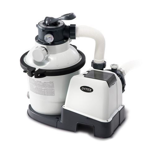 Intex pompe à sable 220-240V 4000 litres par heure blanc