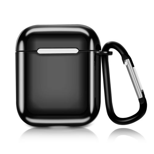 Coque en TPU WISETONY Placage pour Apple AirPods - Noir