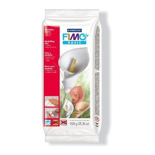 Fimo Blanc Pâte À Modeler - Air Basic - Durcissante À L'air - Facile À Modeler